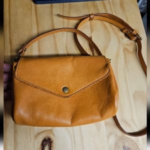 Soft leather crossbody bag